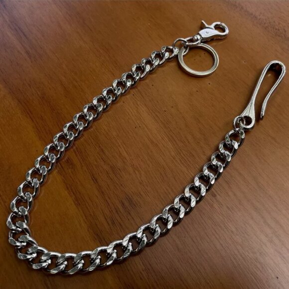 Upgrade 20" Strong Leash Thick Biker Wallet Key Chain Trucker Jean Keychain - Picture 4 of 5